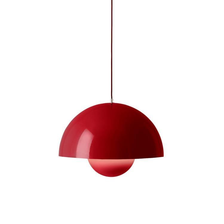 Suspension FLOWERPOT VP2 rouge Ø50cm