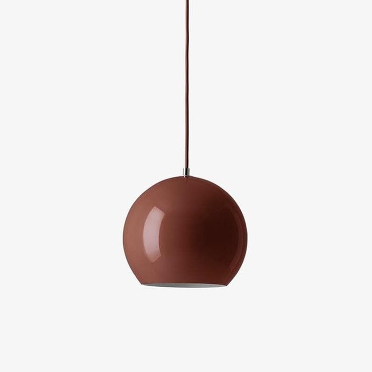 Suspension TOPAN rouge/marron Ø21cm
