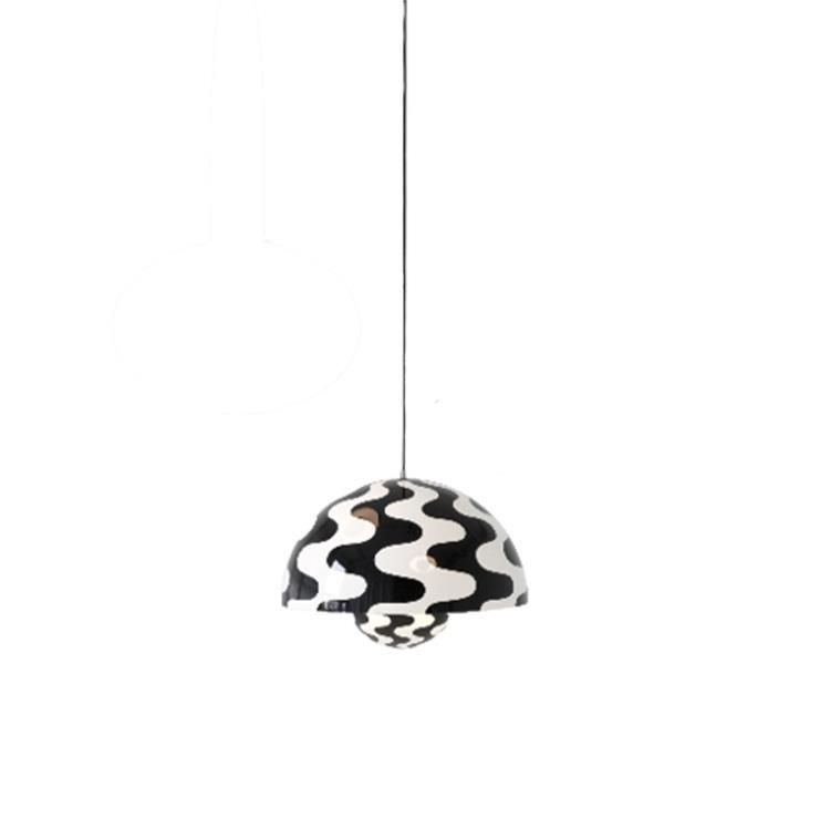Suspension FLOWERPOT VP7 noir/blanc Ø37cm
