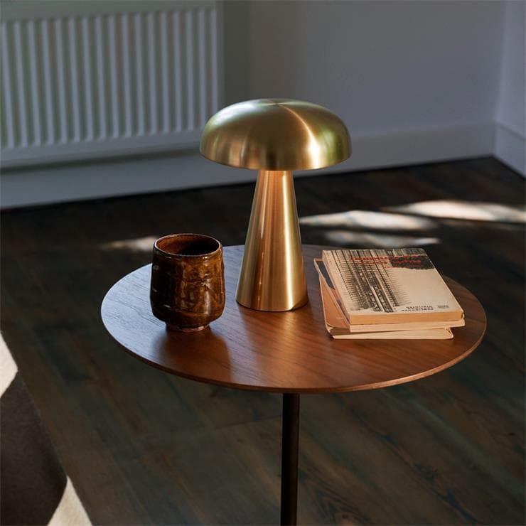 Lampe mobile LED COMO laiton H21cm