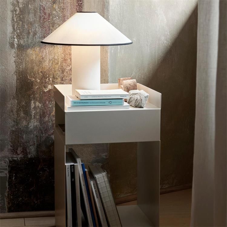 Lampe à  poser COLETTE noir/blanc H30cm