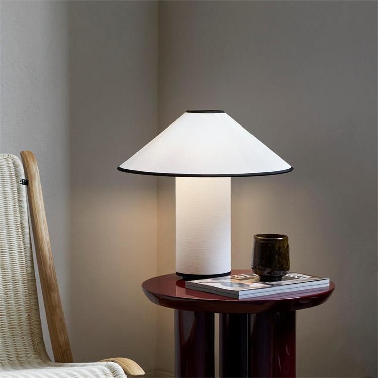 Lampe à  poser COLETTE noir/blanc H30cm