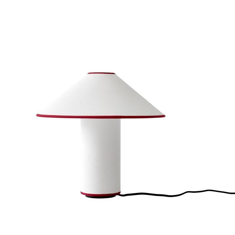 Lampe à poser COLETTE noir/merlot H30cm
