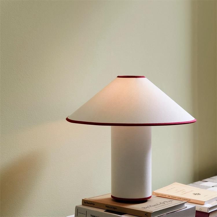 Lampe à poser COLETTE noir/merlot H30cm
