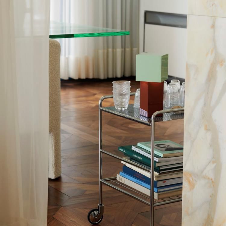 Lampe à poser LED Dimmable PIVOT vert H26cm