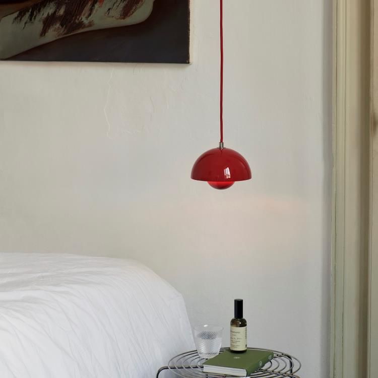 Suspension FLOWERPOT VP10 rouge Ø16cm
