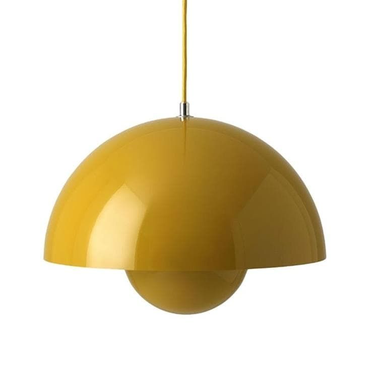 Suspension LED FLOWERPOT VP7 moutarde Ø37cm