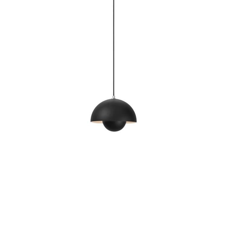 Suspension LED FLOWERPOT VP1 noir mat Ø37cm