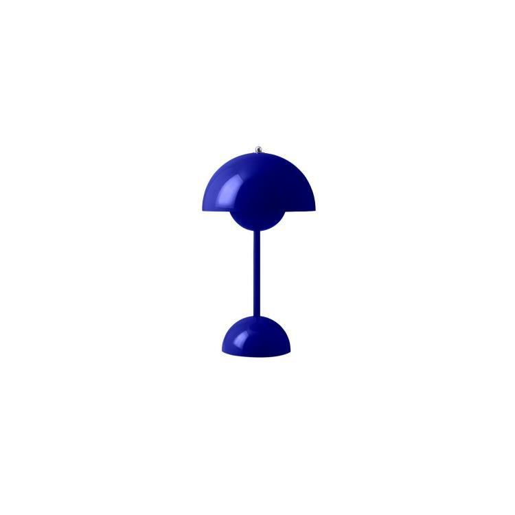 Lampe à poser FLOWERPOT VP9 bleu cobalt H29.5cm