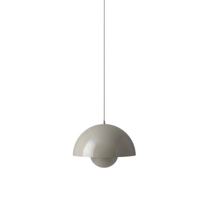 Suspension LED FLOWERPOT VP1 gris beige  Ø37cm