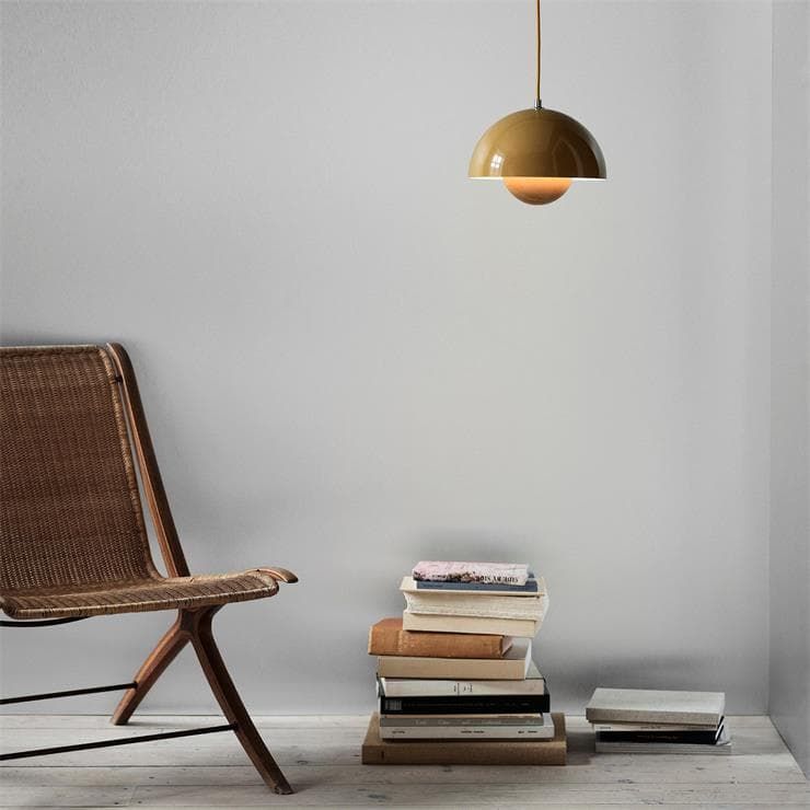 Suspension LED FLOWERPOT VP1 moutarde Ø23cm