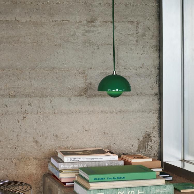 Suspension LED FLOWERPOT VP10 vert Ø16cm