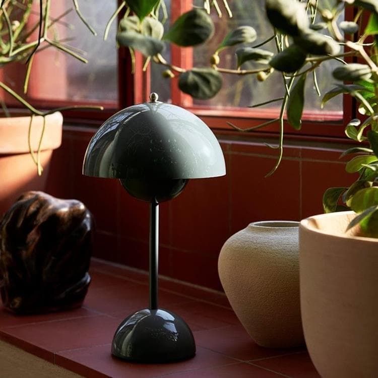 Lampe à poser FLOWERPOT VP9 bleu H29.5cm
