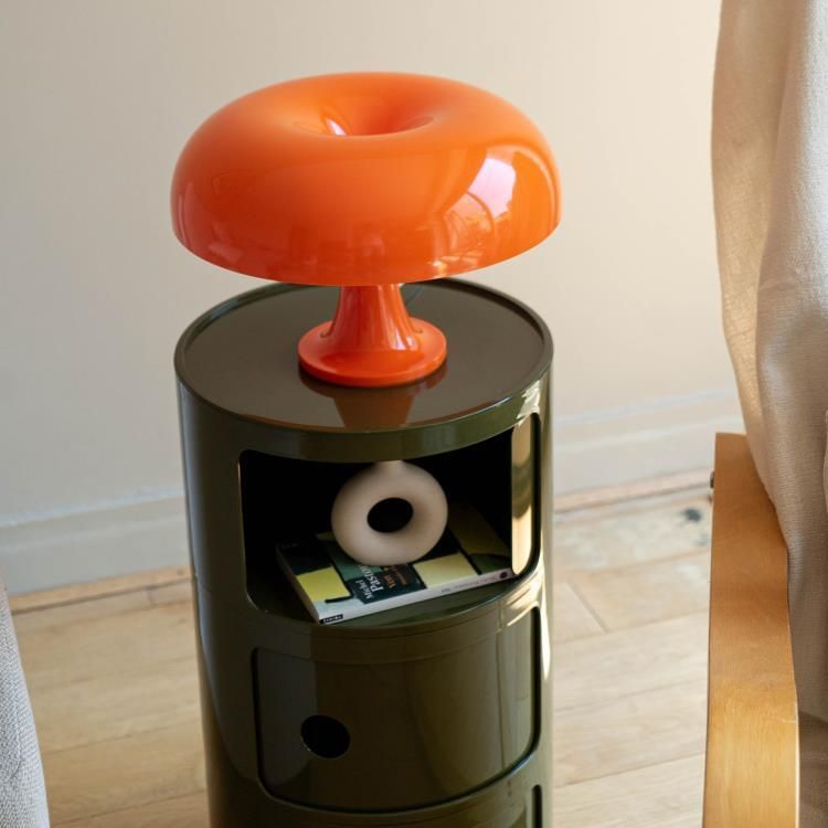 Lampe à poser NESSINO orange  Ø32cm