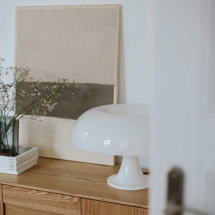 Lampe à poser NESSINO blanc  Ø32cm