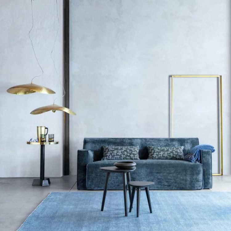 Suspension BRASS 96 laiton L80cm