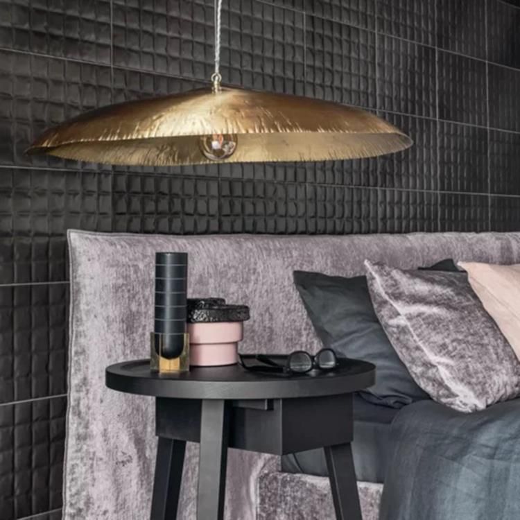 Suspension BRASS 96 laiton L80cm