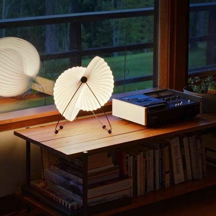 Lampe ECLIPSE blanc H36cm