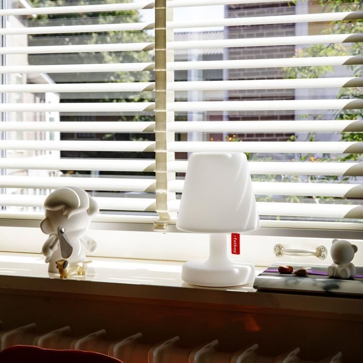 Lampe LED EDISON PETIT blanc H15cm