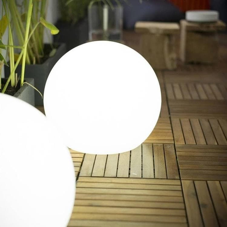 Lampe extérieure BULY blanc Ø30 cm