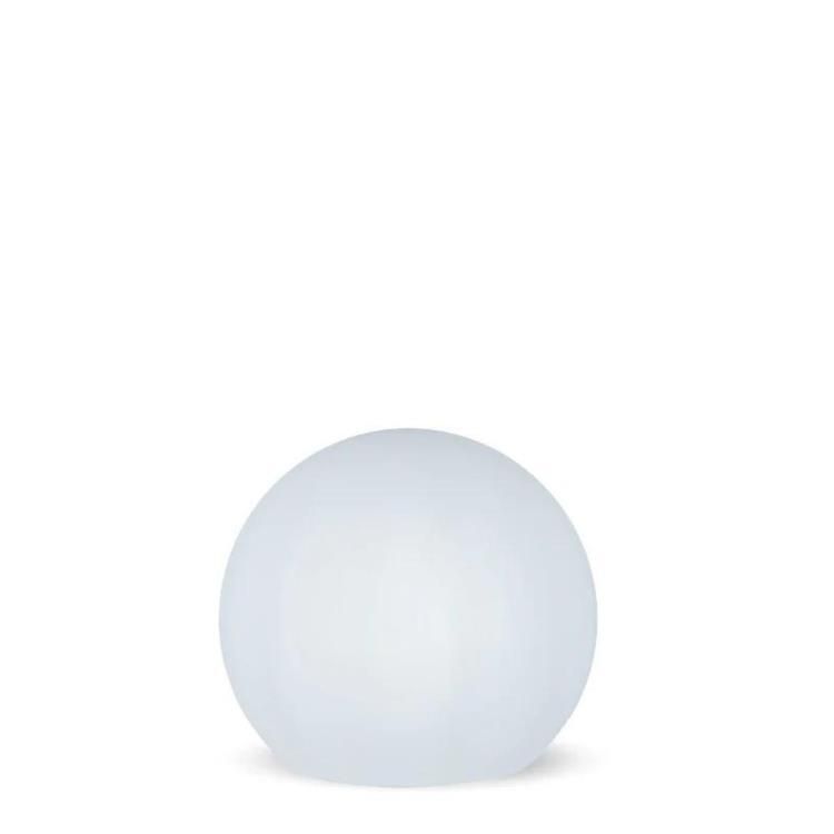 Lampe extérieure SOLAIRE RECHARGEABLE BULY blanc Ø40 cm