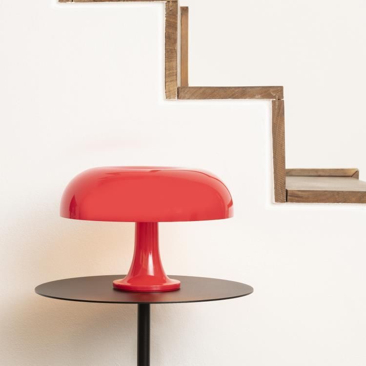 Lampe NESSINO rouge H22,5cm