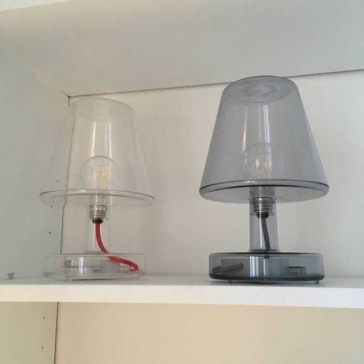 Lampe LED TRANSLOETJE transparent H25cm
