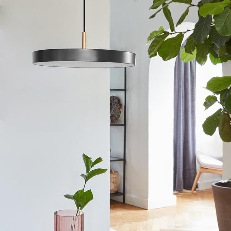 Suspension LED ASTERIA MINI or gris Ø31cm