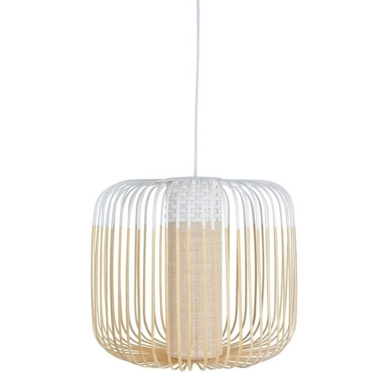 Suspension BAMBOO M blanc Ø45cm