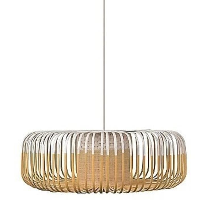 Suspension BAMBOU blanc Ø60cm