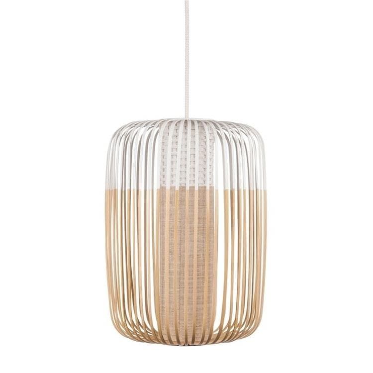 Suspension BAMBOO L blanc Ø35cm
