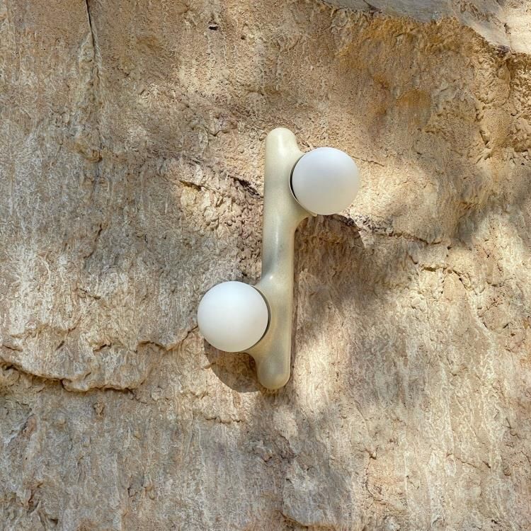 Lampe LED BILBOQUET lin H20cm