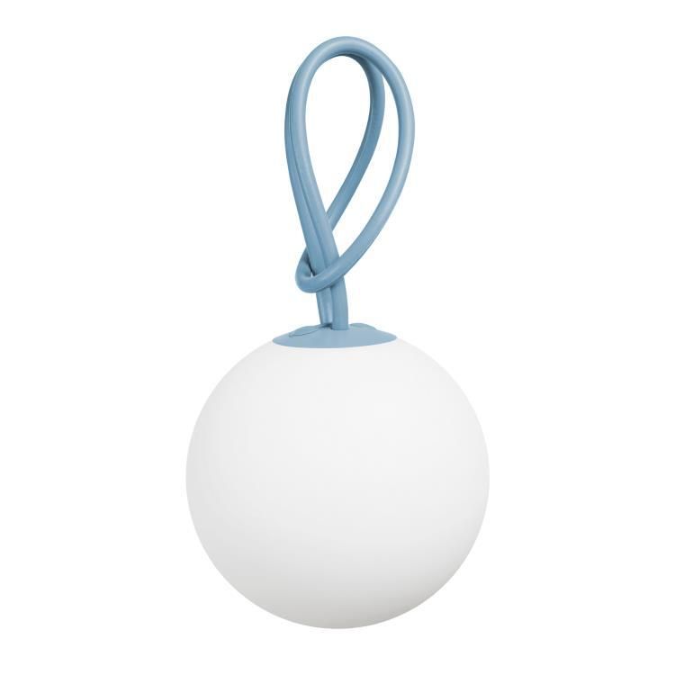Suspension LED BOLLEKE bleu/blanc Ø20cm