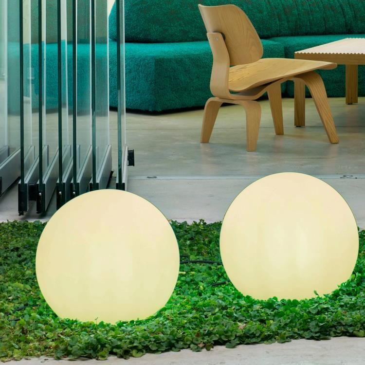 Lampe extérieure BULY blanc Ø50cm