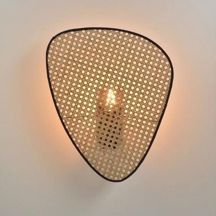 Applique SCREEN  cannage naturel Ø110cm