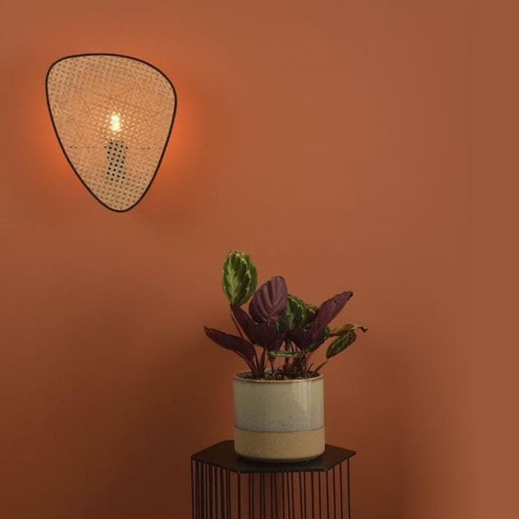 Applique SCREEN  cannage naturel Ø110cm