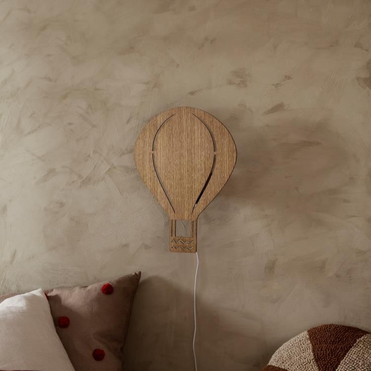 Applique AIR BALLOON chêne H34,5cm