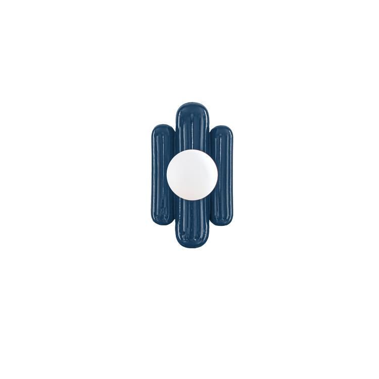 Applique MADELEINE bleu H30cm