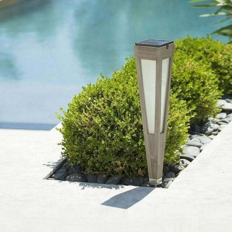 Torche LED TECKA-TORCHE gris H52cm