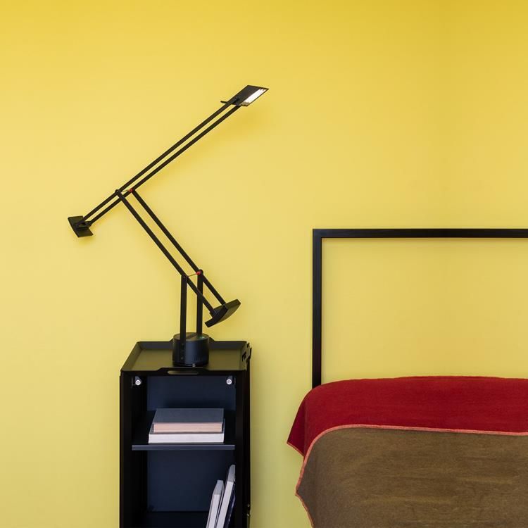 Lampe TIZIO LED noir H66cm