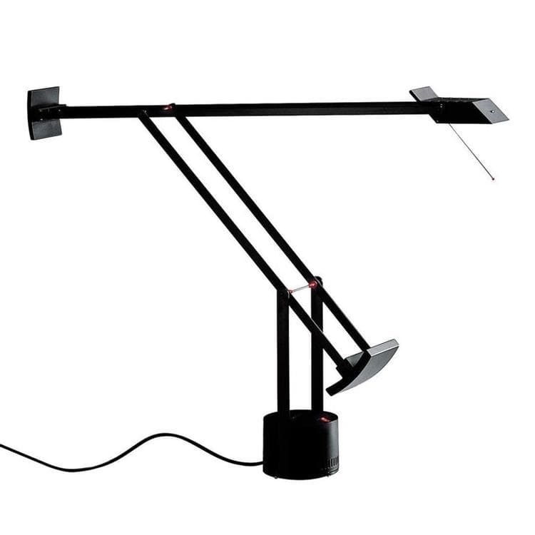 Lampe TIZIO LED noir H66cm