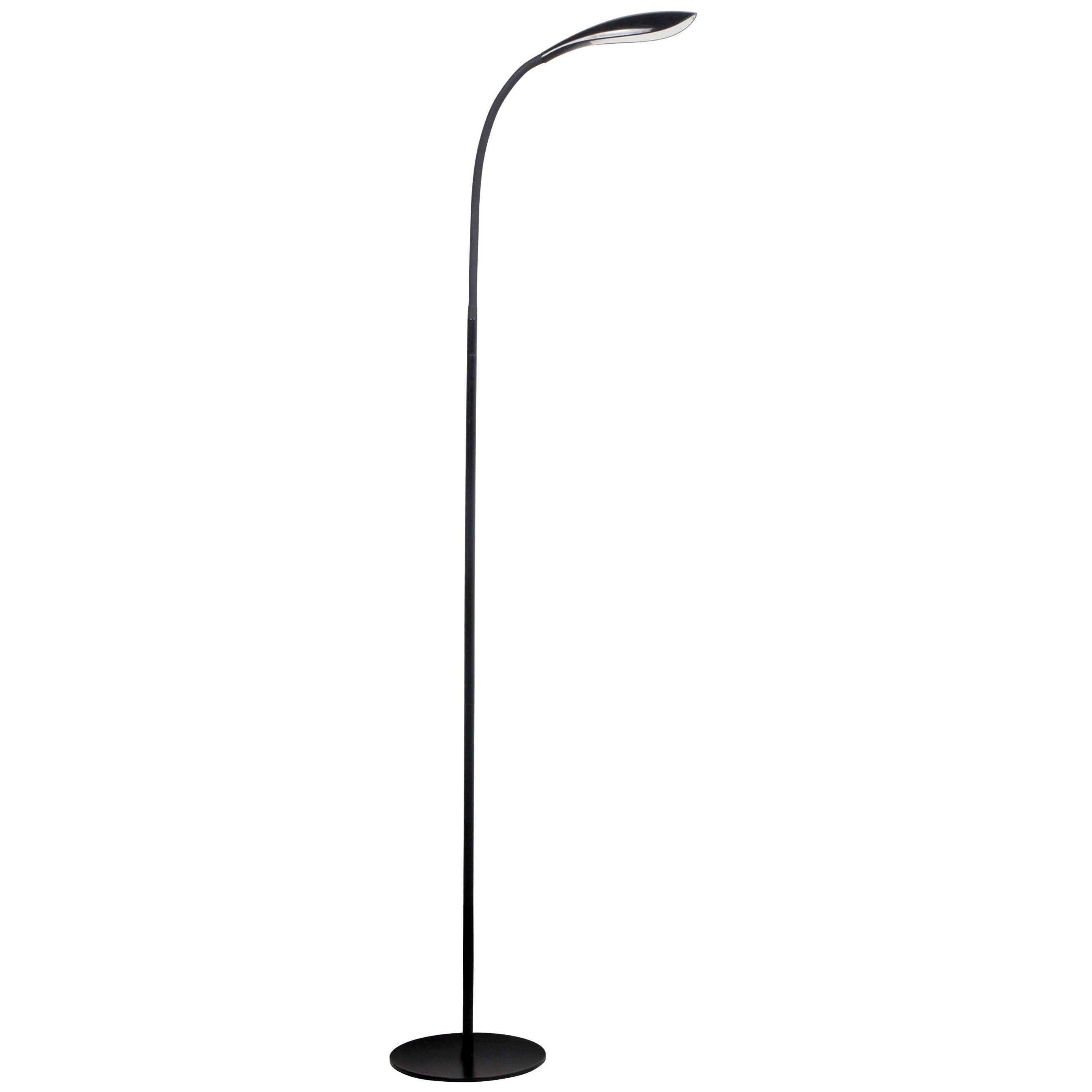 Lampadaire design LED FLEX en PVC noir