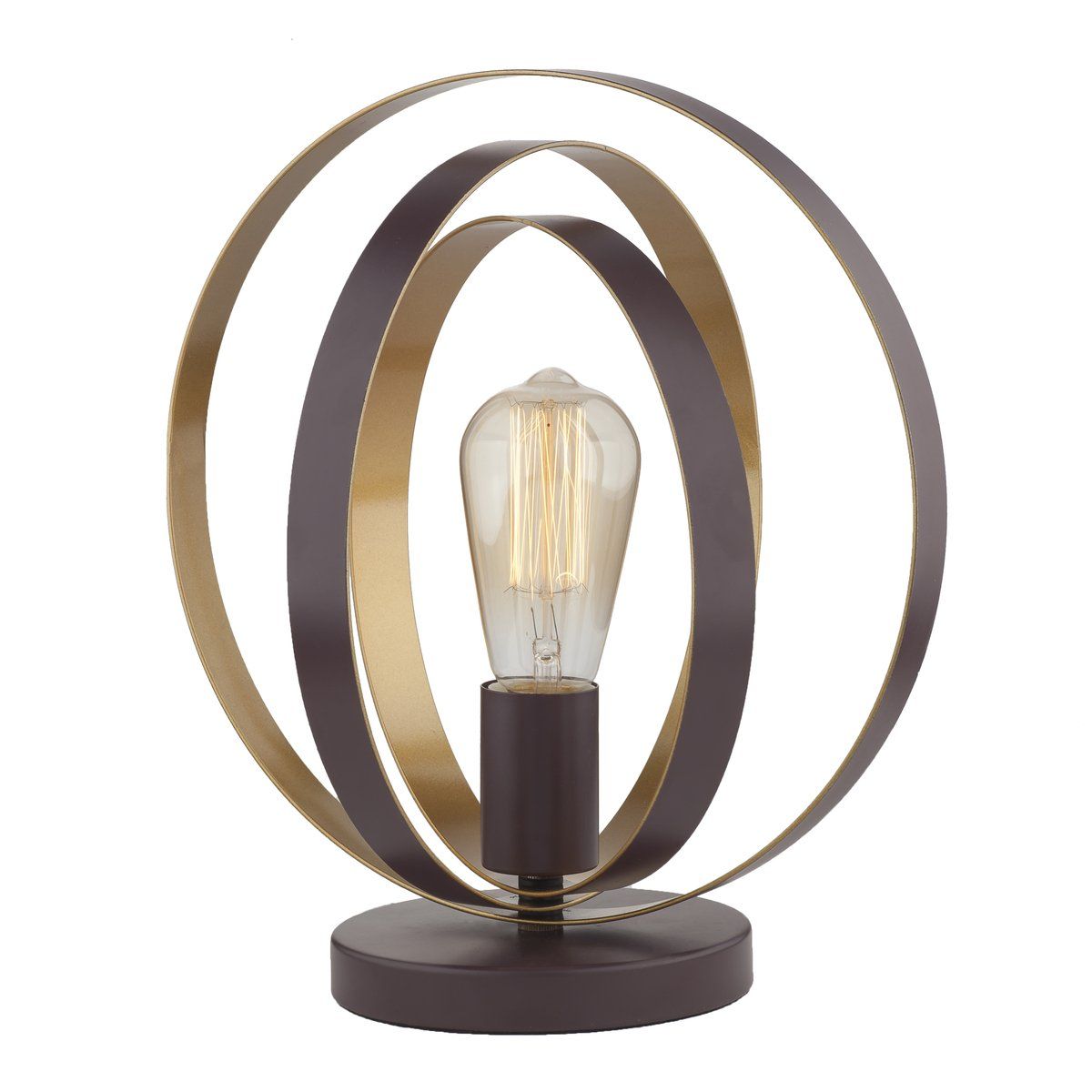 Lampe de salon AURELYNE mordoré en métal