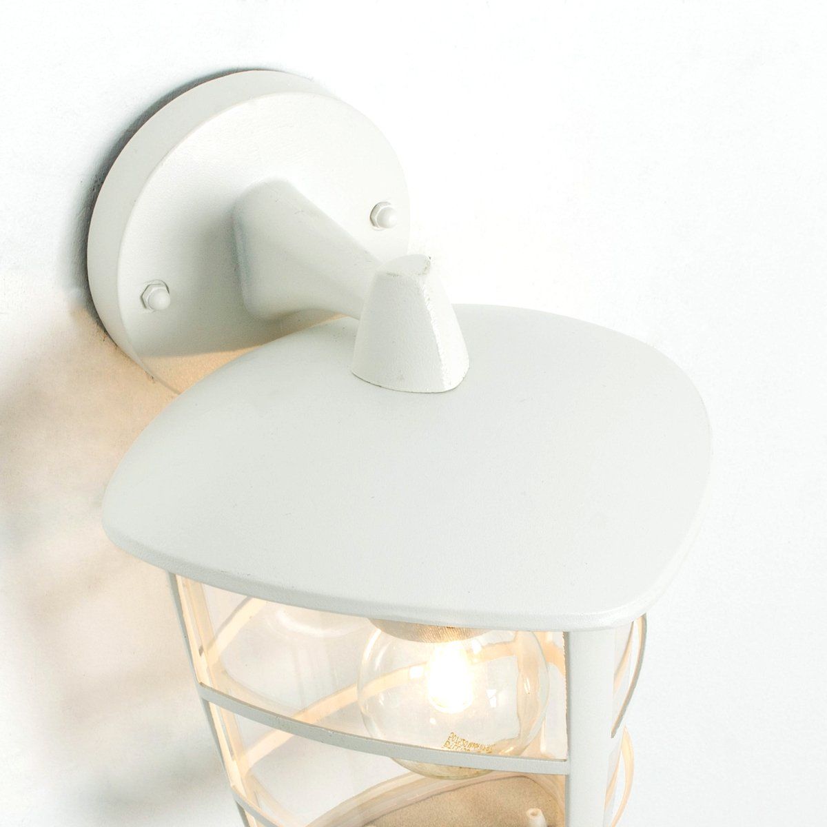 Applique extérieur ALORIA blanche en aluminium