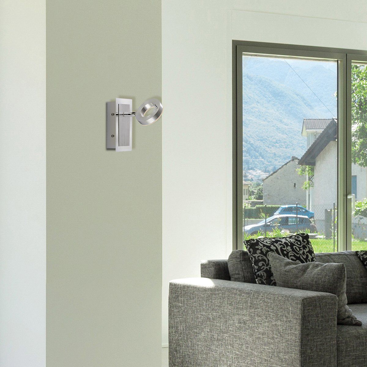 Spot en métal aluminium mat FLOSS  led intégrée 6W