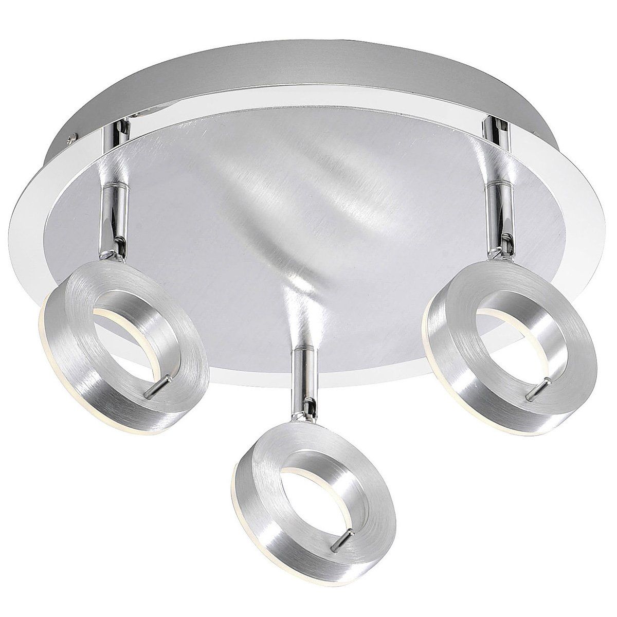 Plafonnier en métal aluminium FLOSS led intégré 3X6W