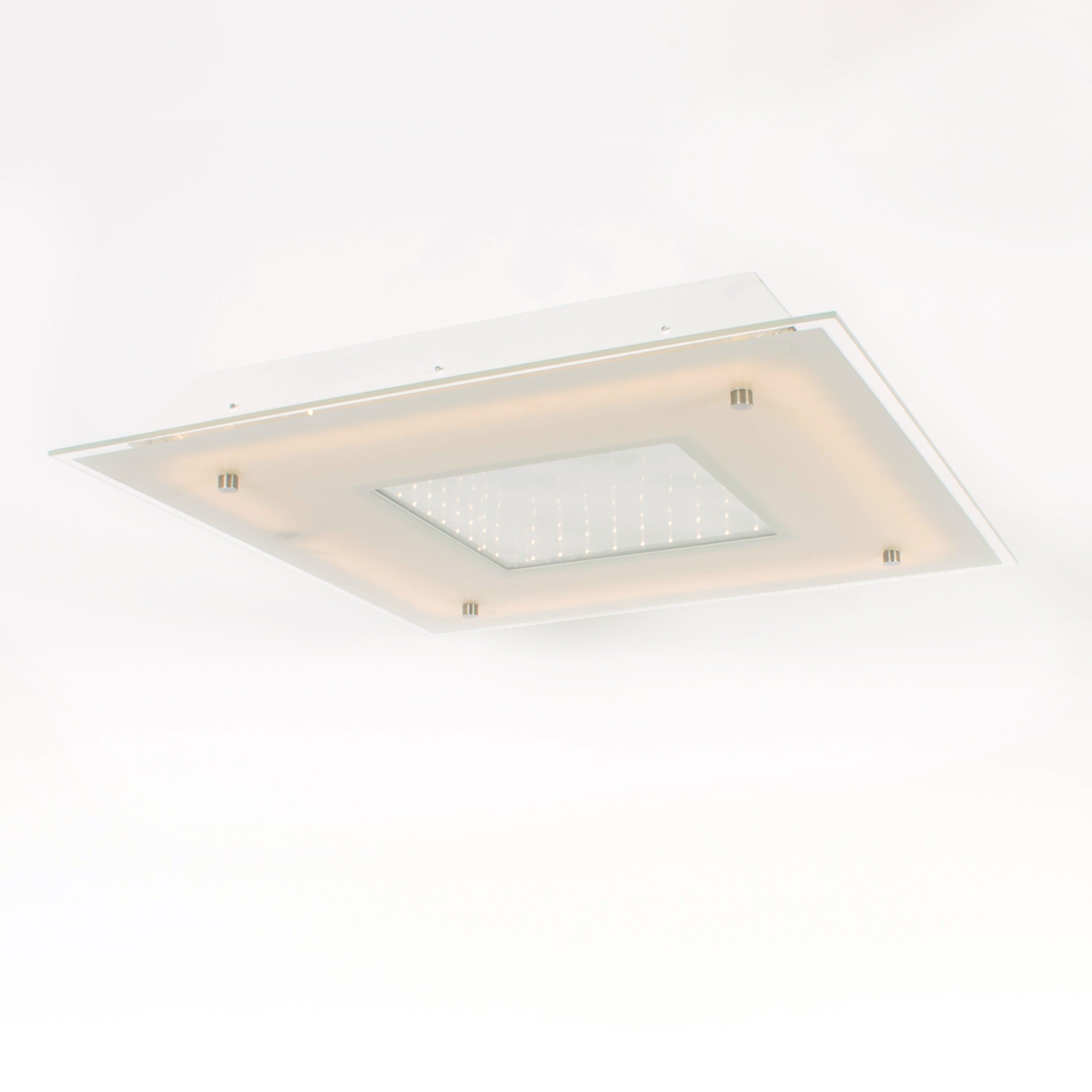 Plafonnier Led AVORIAX blanc en métal