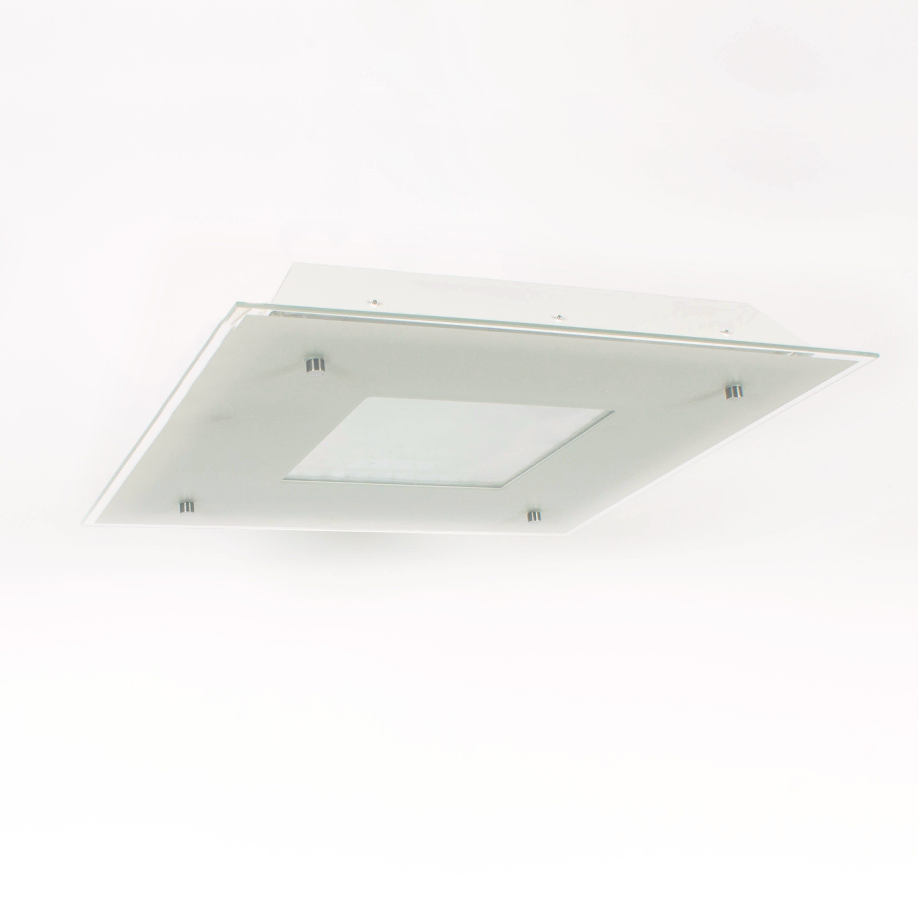 Plafonnier Led AVORIAX blanc en métal