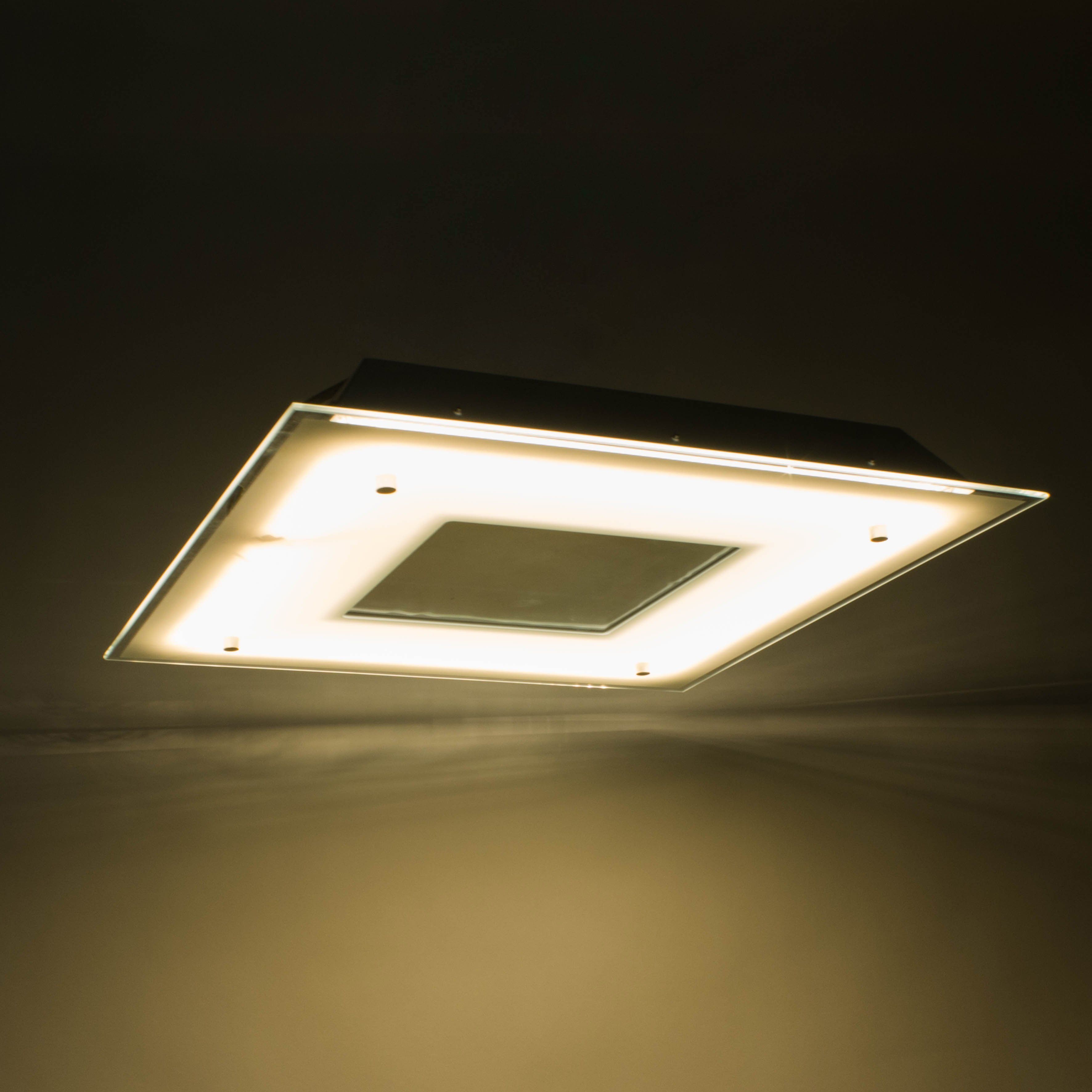Plafonnier Led AVORIAX blanc en métal
