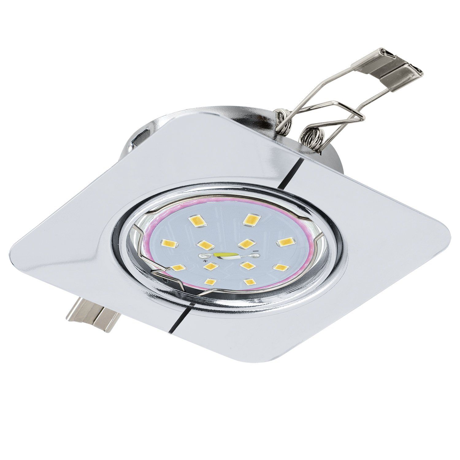 Spot Led encastrable PENETO argenté chrome en métal